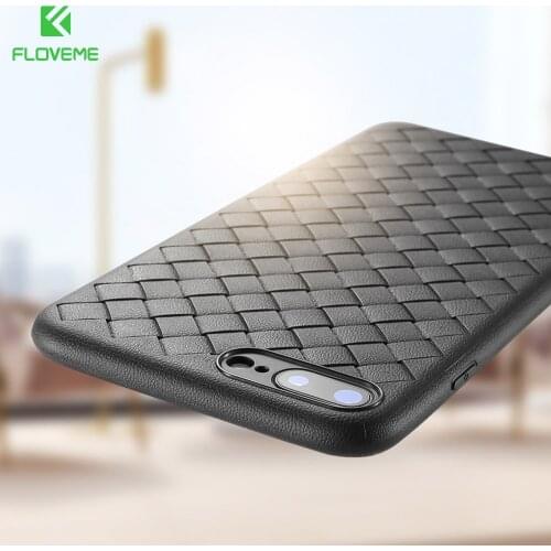 FLOVEME Luxury Soft Silicone Case For Huawei P30 Pro P20 Mate 20 Lite Back Cover Honor 8X 9X 10 Lite Honor 20 Pro Woven Cases
