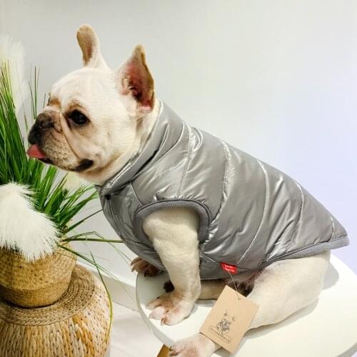 French Bulldog Coat Jacket Pet Dog Clothes Winter Waterproof Vest Pug Costume Poodle Pomeranian Schnauzer Corgi Bulldog Clothes