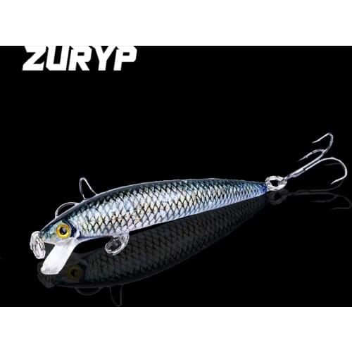 2021 hot model 7.5cm 5.4g 3D Bionic Minnow Fishing Lure 3D Eyes Hard Bait swimbait with Hooks bass pike catfish Fishing Tackle