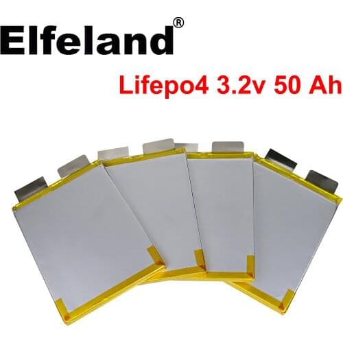 Lifepo4 3.2V 50ah lithium battery, deep cycle 3.2V 50Ah 48V 24V 12v RV electric bicycle battery pack solar system battery pack