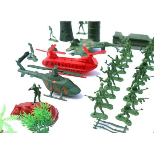 16/52Pcs Mini Classic Soldiers Figures Models Playset Desk Decor Kids Toy Gift
