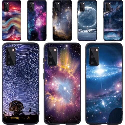 Mobile Phone Accessories Cases for Samsung S8/S9/S10 /S10 Plus/S20/S20 Plus Starry Sky Series Soft Shell Mobile Phone Case