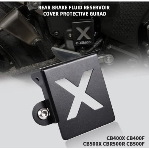 Motorcycle Rear Brake Fluid Reservoir Cover Protective Moto Brake Fluid Cover Protection Gurad FOR Honda CB500F 2019 2020 2021