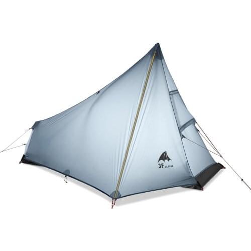 3F UL GEAR CangQiong 1 Outdoor Ultralight Camping Tent 3 Season 1 Person Professional 15D Nylon Silicon Coating Rodless tent