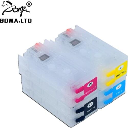 BOMA.LTD SJiC22P C3500 C3520 C3510 Refillable Ink Cartridge Chipless For EPSON Colorworks TM-C3500 TM-C3520 TM-C3510 Printer