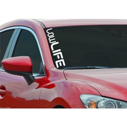 For Low Life Windscreen Fast Hot VW Monkey Van Sticker decal Novelty Car Styling*FYC03785