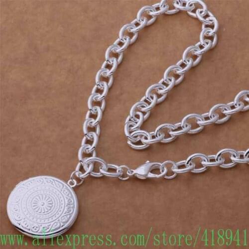 Silver Plated Necklace, Silver Plated fashion jewelry Circular pattern coarse necklace /eyhanpoa bzjakqqa AN748