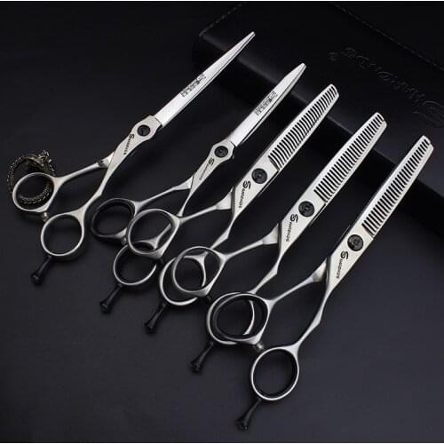 Professional A-shaped Scissors Hairdressing Scissors Hair Salon Haircut Scissors Special Flat Cut Set