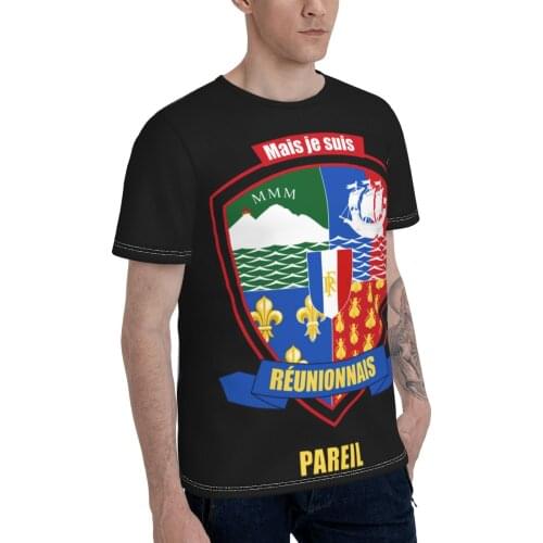 Promo Baseball I Am Not Perfect But I Am Reunionese Writin T-shirt Funny Graphic Mens Print Casual Tees Tops European Size