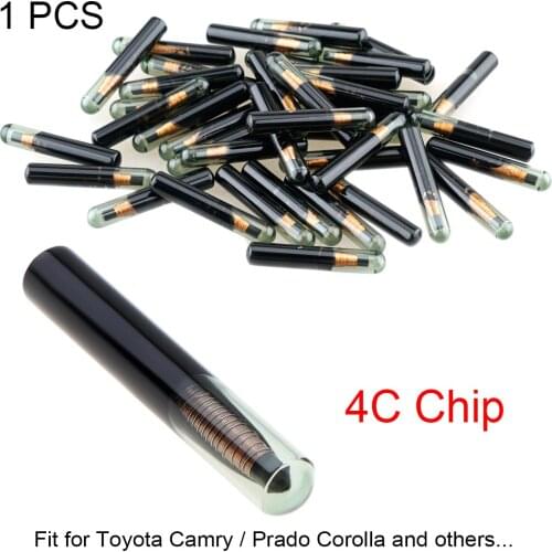 Blank ID4C Glass Chip Car Key Transponder Chip Keyless Entry Transmitter Automobile Key for Lexus Toyota Camry Prado Corolla
