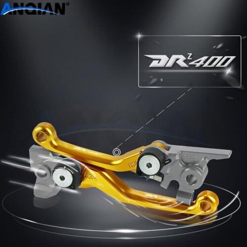 For Suzuki DRZ400 S M Motorcycle Accessories Dirt Pit Bike Motocross Pivot Brake Clutch Levers DRZ 400 2000-2017 2014 2015 2016