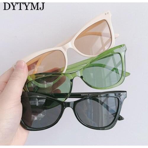 DYTYMJ Vintage Cat Eye Sunglasses Women Retro Gradient Sunglasses for Men Brand Designer Sunglasses Cateye Lentes De Sol Mujer