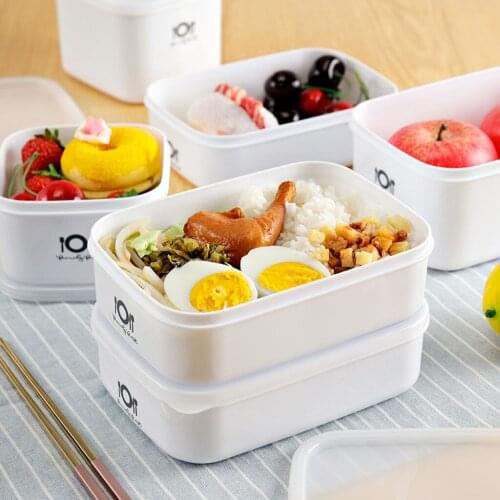 Lunch Storage Box Microwave Bento Picnic Food Fruit Container Storage Box Kid Adult School Office Food Container Boxes Tableware