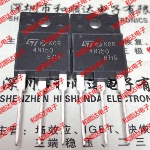 10pcs/lot 4N150 STFW4N150 New Spot TO-3PF 1500V 4A