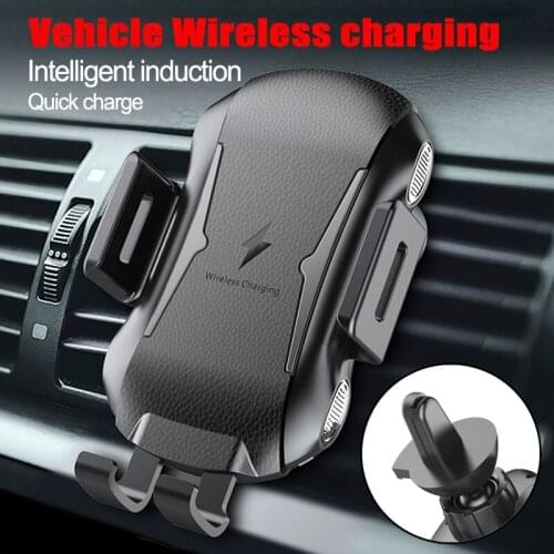 10W QI Vehicle Wireless Charger for IPhone 8 X for Samsung S9 S6 Fast Charger Car Mount Holder Stand for Xiaomi MIX 2S MAX3
