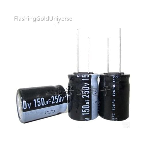 250V 150UF 150UF 250V Electrolytic Capacitor volume 18X25 best quality New origina