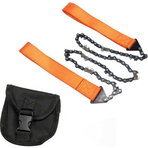 3/8 Thin Tooth Hand Chainsaw Garden Trimming Tools Outdoor Survival Chainsaw Folding Portable Chainsaw