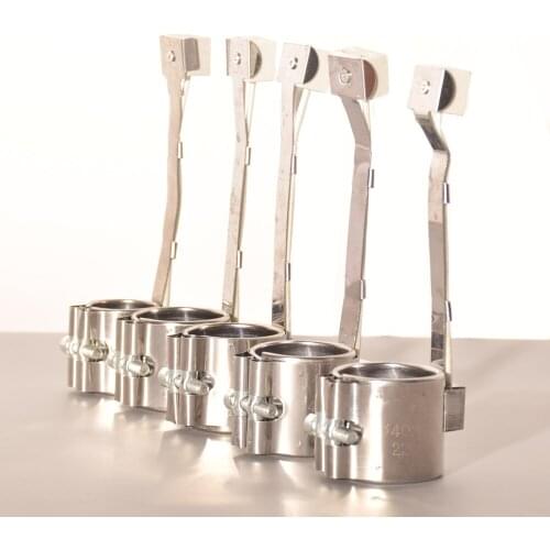 5pcs/lot Mica Band Heater D50 L80 Height Stainless Steel Electric Heating Element Wattage for Injection Machine 220V 380W