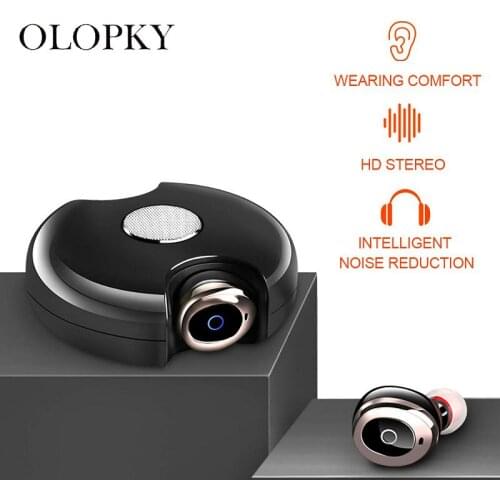 Bluetooth TWS Earphone Sport IPX7 Waterproof Handsfree Earbuds Stereo Bass Wireless Noise Reduction Headset Gift For Friends