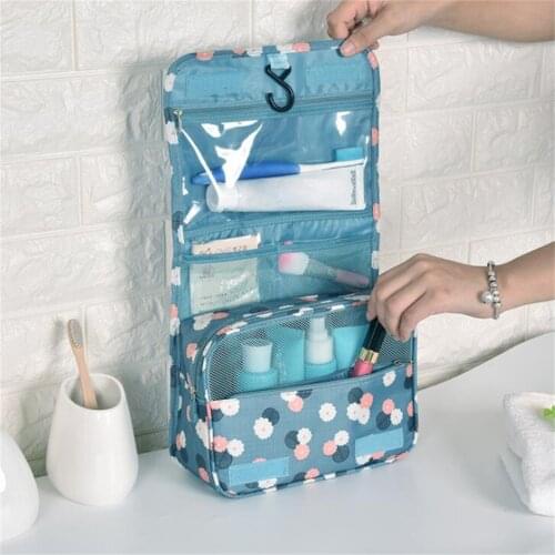 Travel Makeup Bag Large Waterproof Portable Man Toiletry Bag Women Cosmetic Toiletrie Organizer Bathroom Wash Hanging Bag