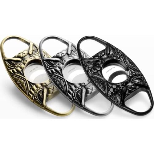 JIFENG Elegant Super Sharp Cigar Cutter Delicate Stainless Steel Cigar Scissors Tobacco Cutting Business For COHIBA Cigars