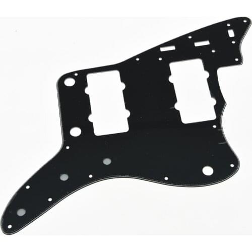 KAISH Black 3 Ply Guitar Pickguard Scratch Plate for American Jazzmaster