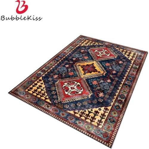 Bubble Kiss Ethnic Style Carpets Retro Printing Rugs Living Room Home Carpet Coffee Table Mat Customized Bedroom Decor Area Rug