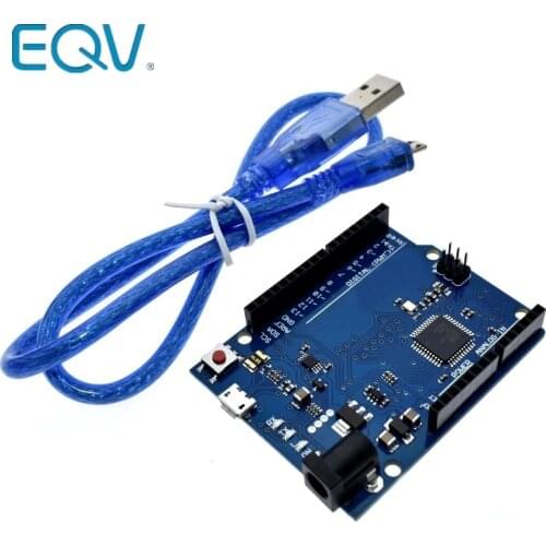 Leonardo R3 Microcontroller Atmega32u4 Development Board With USB Cable Compatible for arduino DIY Starter Kit