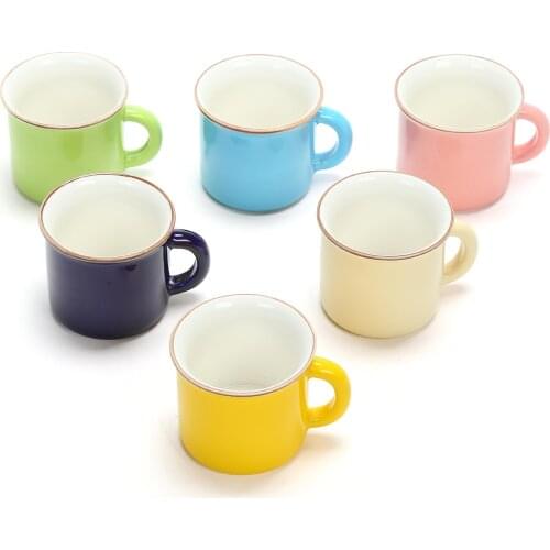 Cute Ceramic Water Cup, Mug, Coffee Cup, Ceramic Creative Color Heat-resistant Mug, Children’s Household 55-400ml Office Gift