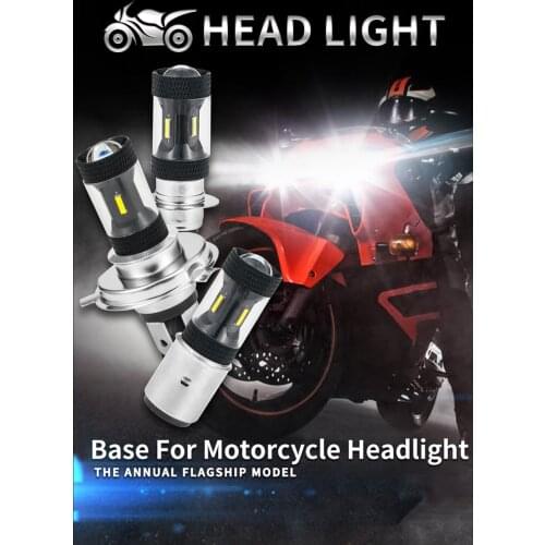 Motorcycle Headlight Bulbs H6 36W LED Hi Lo beam Moto LED Headlight Motorbike LED Lamps Conversion Kit Bulbs 2600LM 6500K
