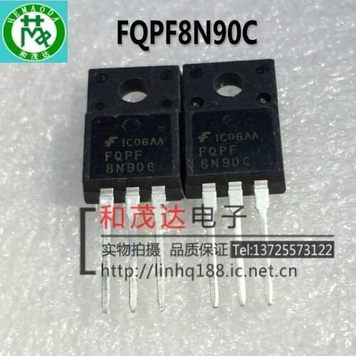 Original New 5PCS/ FQPF8N90C FSC 900V 8A TO-220F TO220F