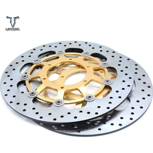 CNC Motorcycle Front Floating Brake Discs Rotor & Rear Brake Disc Rotor For Honda CBR600 CBR 600 2007 2008 2009 2010 2011-2013