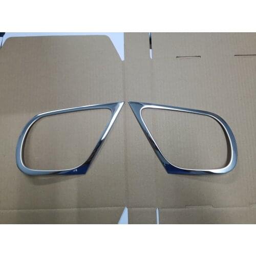 Stainless Steel Chrome Front Tail Fog Lights Lamp Cover for Renault Dacia Duster 2018-2021