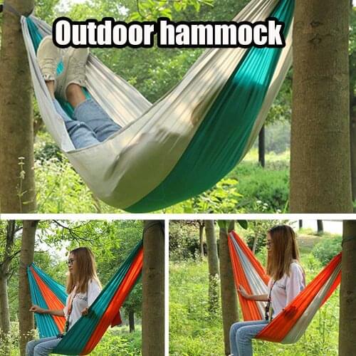 Hammock Swing 100kg Tent Strong Individual Field Survival Hanging Bed Hanging Hammock Picnic Hike Outdoor Leisure 240cm Explore