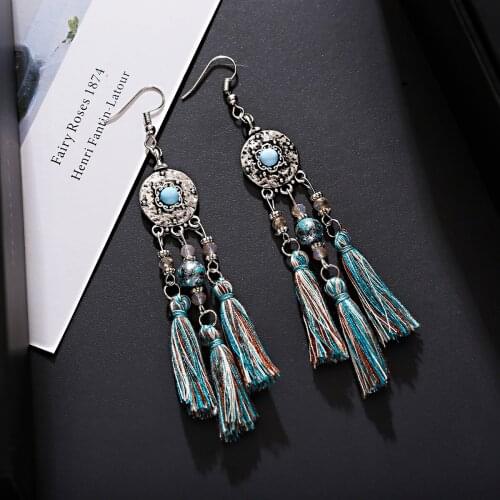 Hanging/Tassel Earrings For Women Ear Piercing Ethnic Earring Unusual 2021 Trend Jewelry Gift Girl Pendientes Statement Earrings