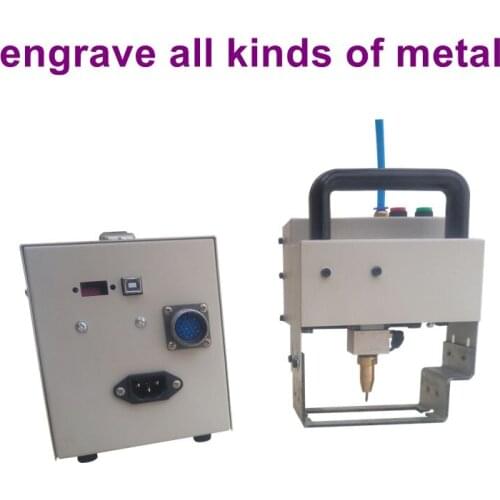 Hot promotion product Portable Pneumatic dot peen marking machine with handle for metal steel plate / stainless steel