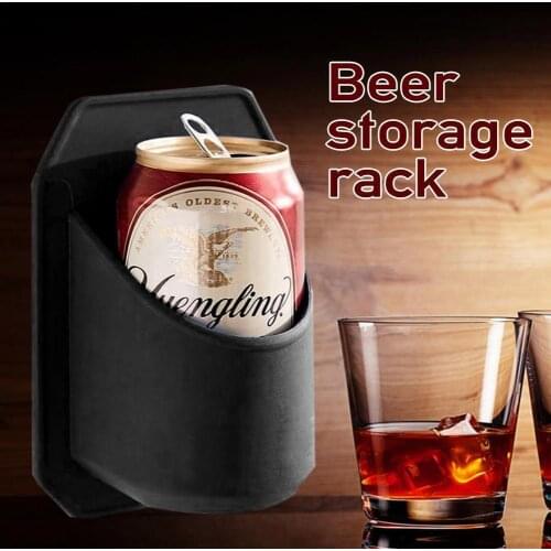 Portable Black Beer Rack Bathroom Wine Glass Holder Holder Wall N3F2 Suction Plastic Fixed Cups Q1Q2