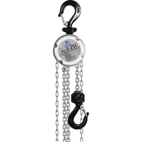 Portable Mini Aluminum Alloy Chain Hoist 0.25T 0.5T