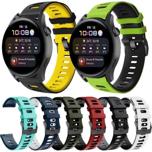 For HUAWEI WATCH 3 46mm WATCH3 Sports Silicone Strap GT 2 Pro Band Watchband WristBand Replaceable Accessories Belt Bracelet