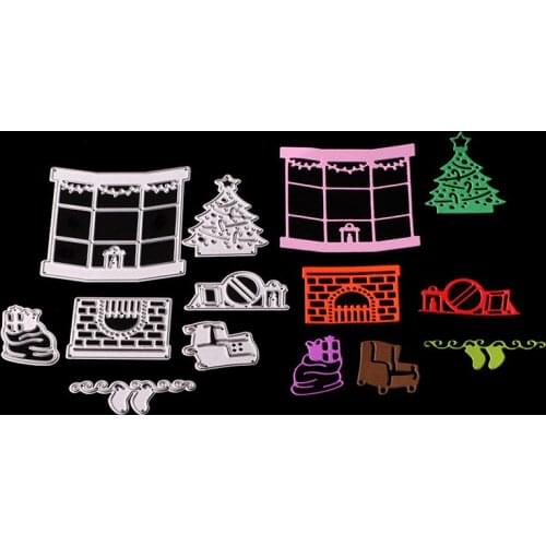 Christmas set Metal Cutting Dies For Scrapbooking Stencils DIY Scrapbook new Die Cut Template