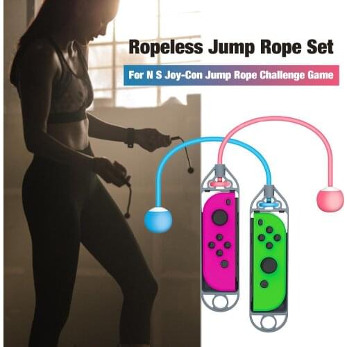 2020 New Rondaful Ropeless Jump Rope Weighted Speed Rope for NS Joy-Con Jump Rope Challenge Game