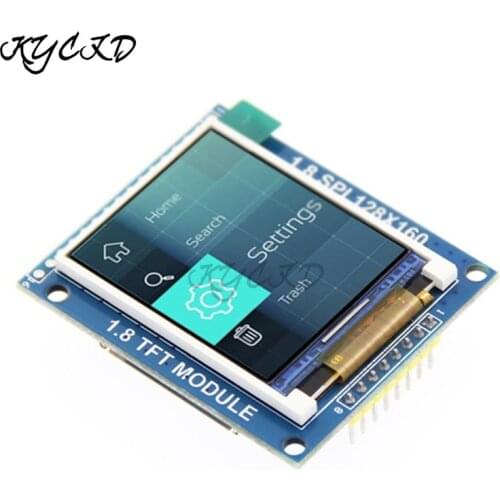 1.8 inch TFT LCD Module SPI Interface 128*160 RGB 65K Color Screen Display ST7735S Driver with PCB Base For Arduino/C51/STM32