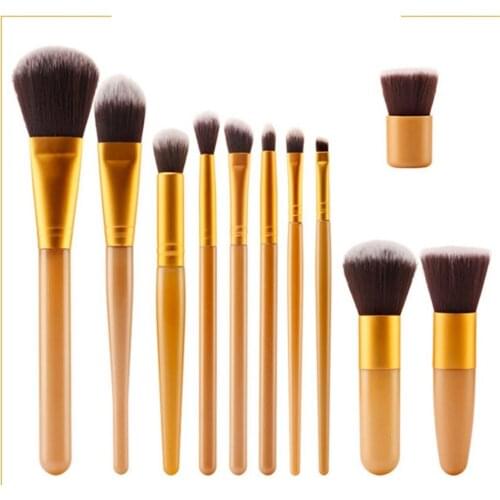 11pcs Make Up Brushes Set Make Up Tools Suits for Beauty Makeup Professional Eye Shadow Foundation Eyebrow Lip Concealer