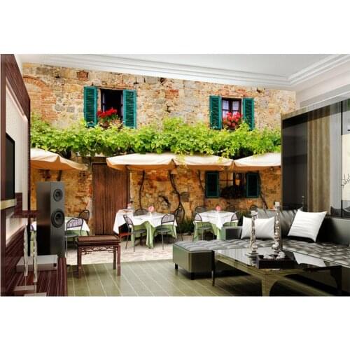 3d wallpaper for room Coffee and tea restaurant hotel background wall bathroom 3d wallpaper room modern wallpaper