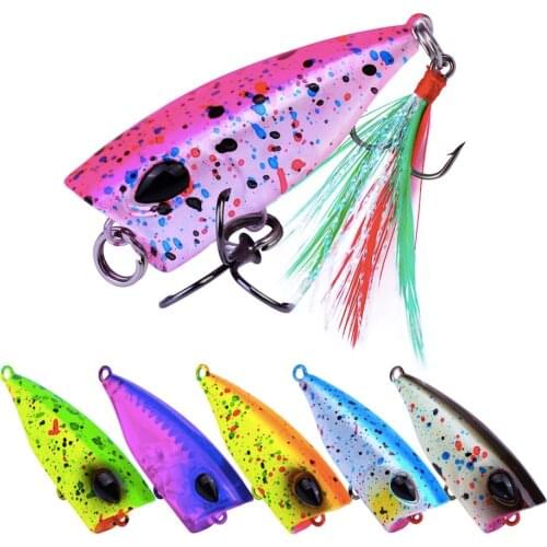 4.3cm 4g Topwater Minnow Fishing Lures Artificial Hard Bait Japan Mini Fish Popper Pesca Crankbait Carp Fishing