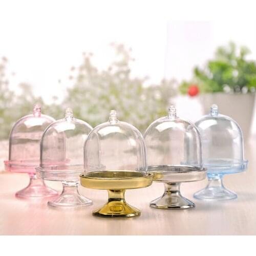 60 x Creative European Lampshade Chocolate Package Box Assorted Color Favor Boxes Wholesale