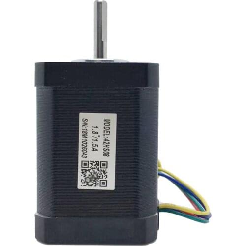 Free Shipping GENUINE Leadshine stepper motor 42HS08 rated current 1.5 A with 0.6 Nm torque body length 57mm
