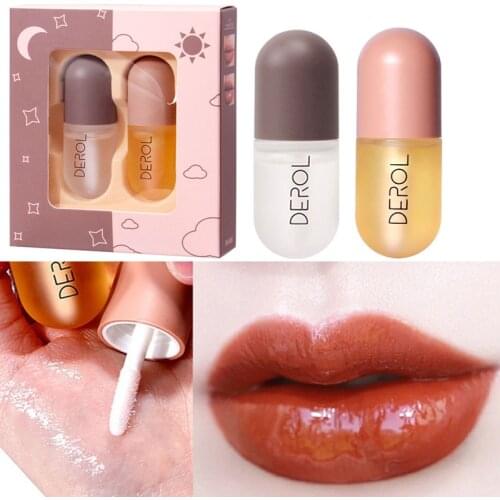 Ginger Mint Lip Gloss Plumping Moisturizing Lip Repairing Reduce Lip Fine Lines Lip Plumper Brighten Oil Lips Makeup Lipgloss