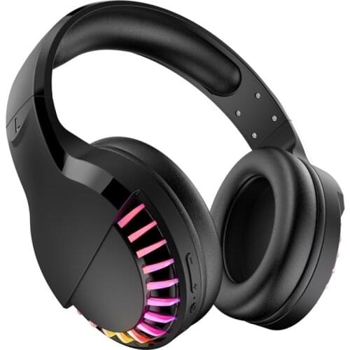 Free Wolf Sh33 Bluetooth Wired Dual-Mode RGB Headphone Head-Mounted Mobile Phone Bass Noise Reduction Game Headset