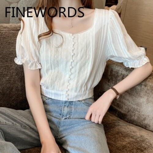 Летние блузки FINEWORDS China At AliExpress